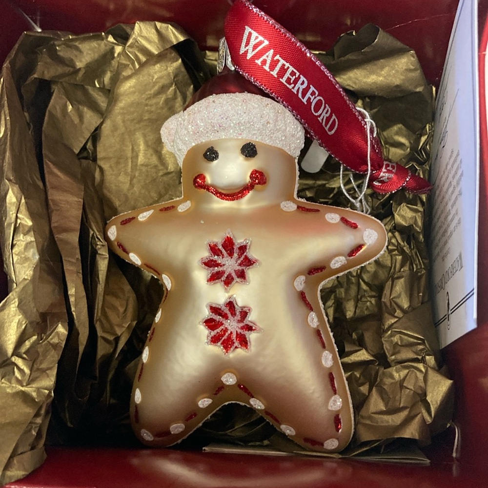 Waterford Holiday Heirloom Gingerbread Ornament